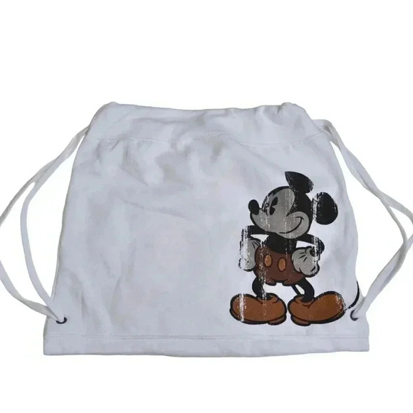 NWT Disney Walt Disney World Disneyland Mickey Mouse Cinch Sac Backpack Small - Picture 1 of 9